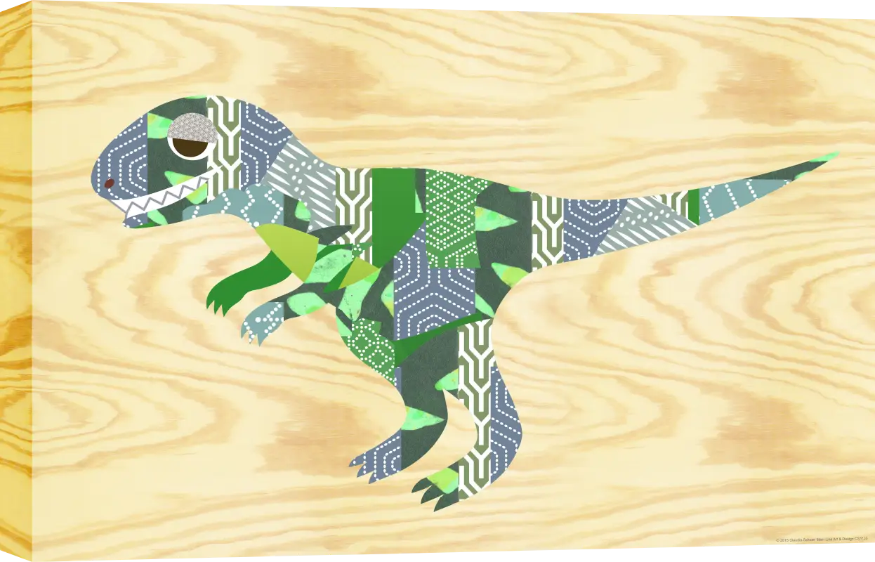 Kids Dinoroar Green Artwork