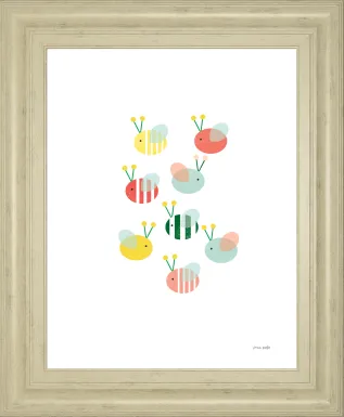 Kids Bumble Party Ivory Artwork