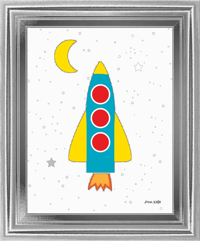 Kids Moon Mission Black Artwork