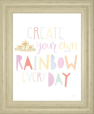Kids Simple Rainbow Ivory Artwork