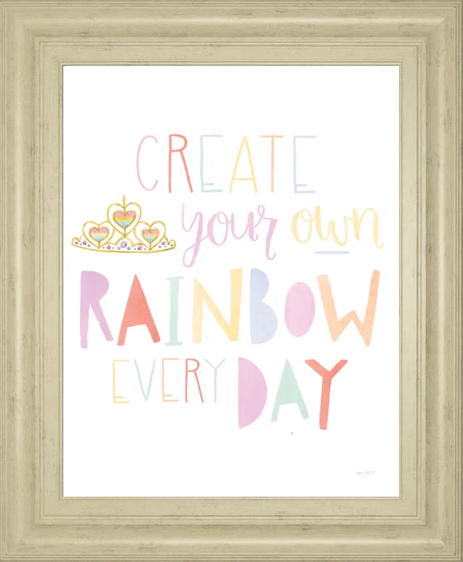 Kids Simple Rainbow Ivory Artwork
