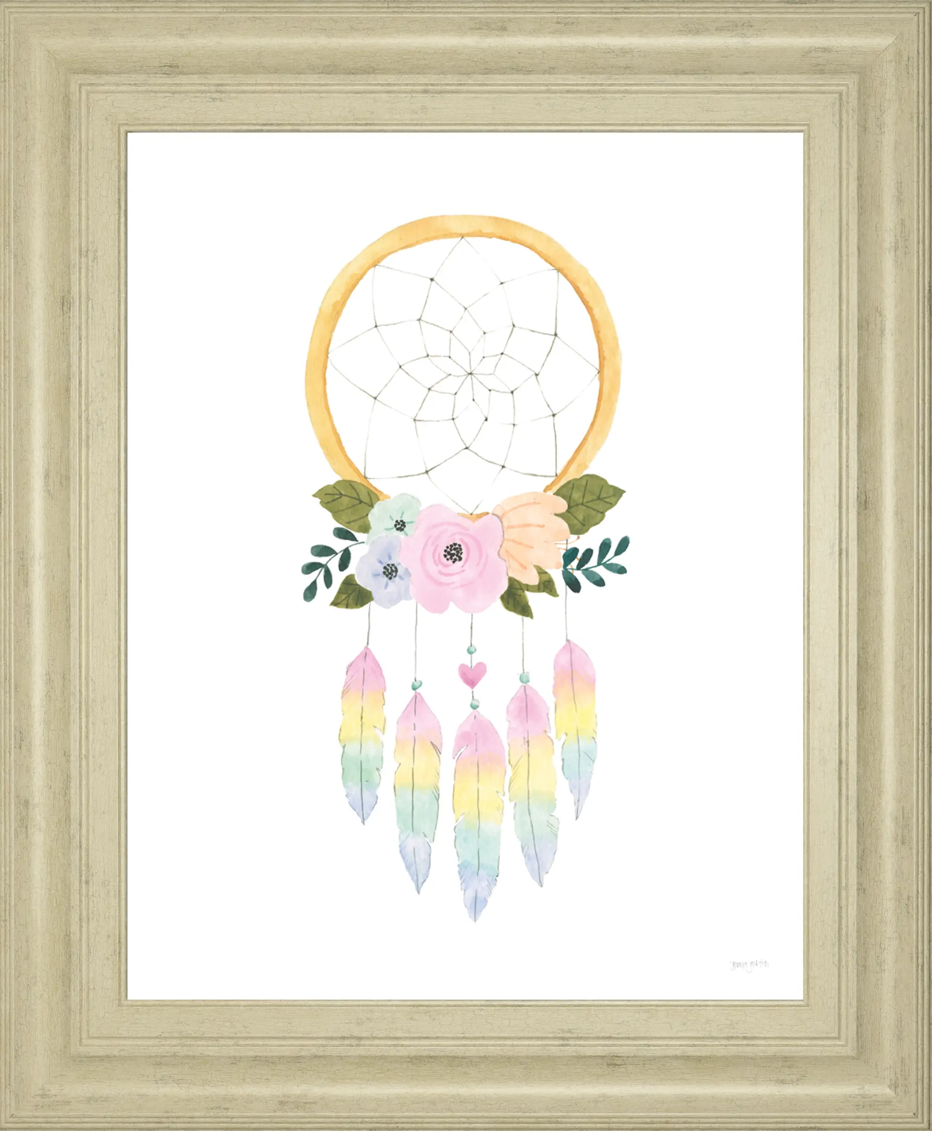 Kids Catch the Dream Ivory Artwork