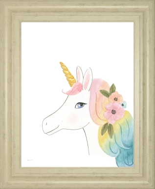 Kids Simple Unicorn Ivory Artwork
