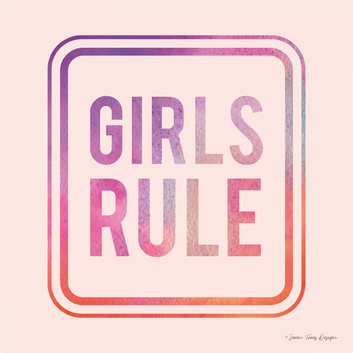Kids Girl Force I Pink Artwork - Image 1