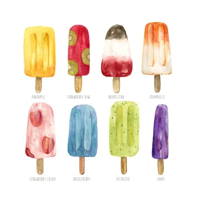 Kids Cool Pops White Artwork