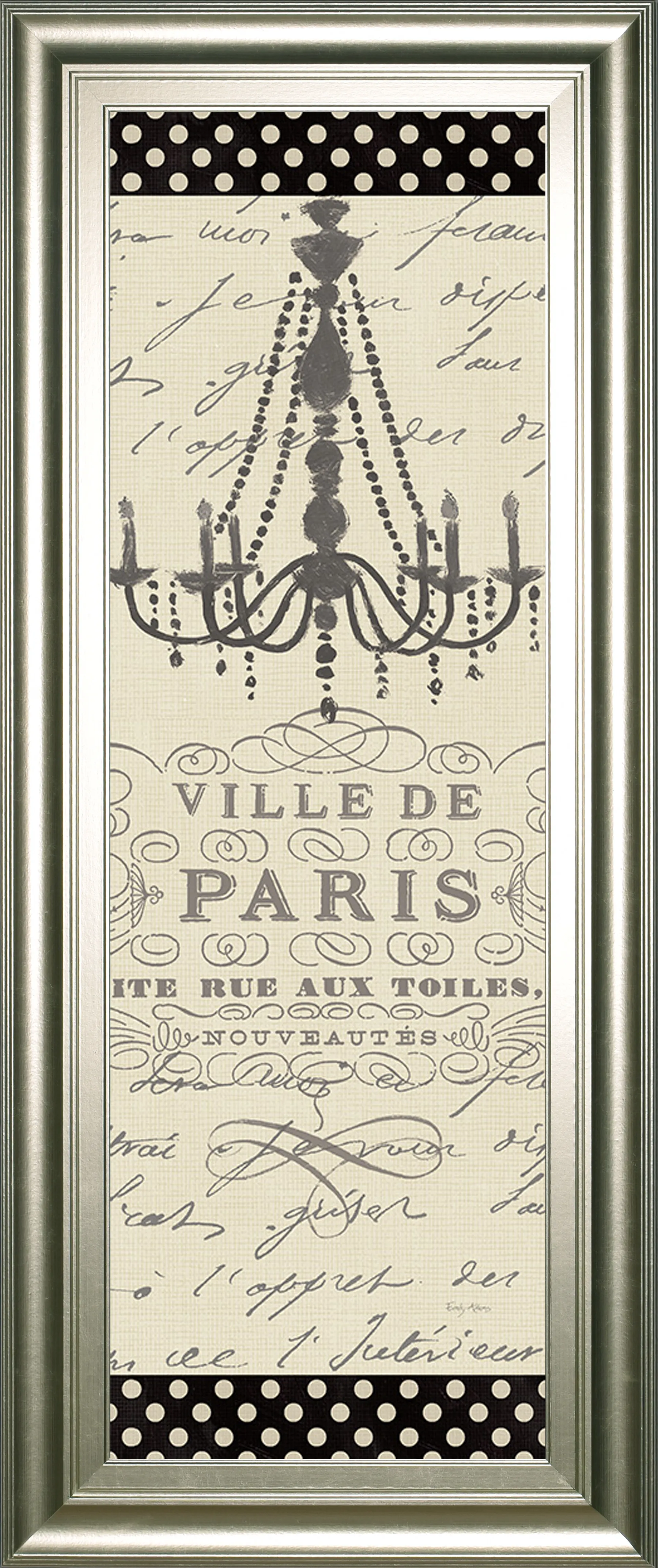 Kids Chateau Couture II Gray Artwork - Image 1