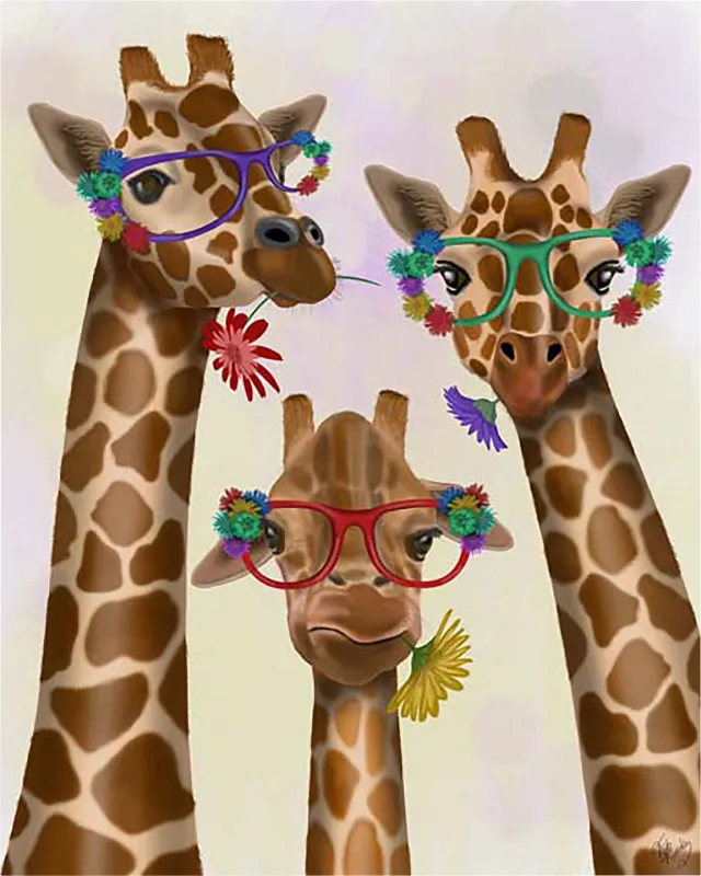 Kids Charming Family Brown Artwork