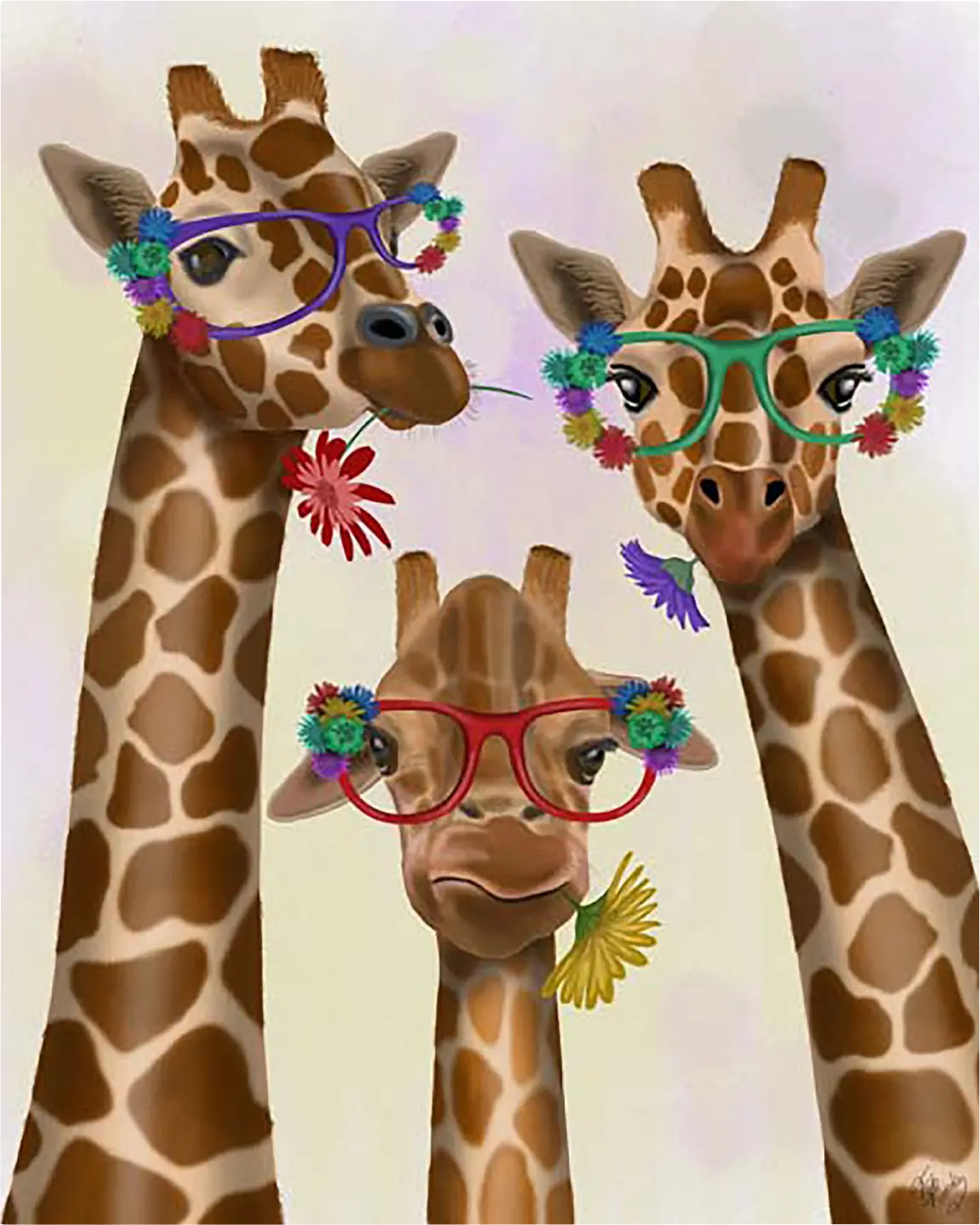 Kids Charming Family Brown Artwork
