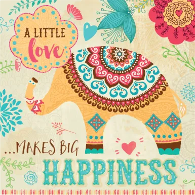 Kids Boho Eli Beige Artwork