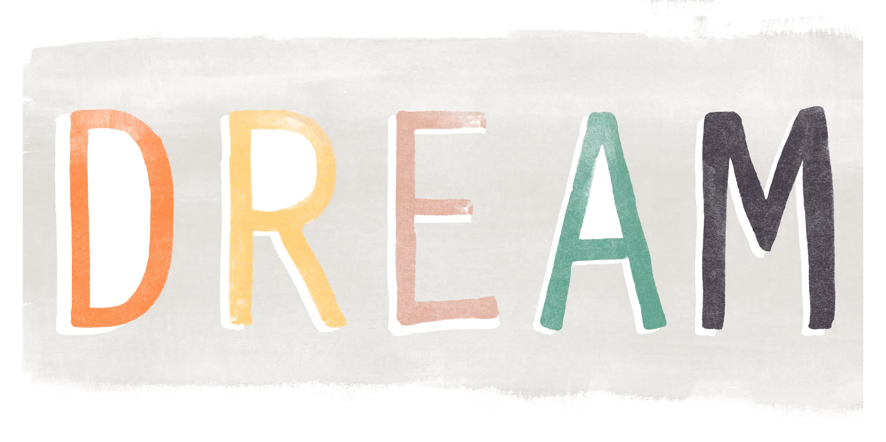 Kids Dream Plate Ivory Artwork