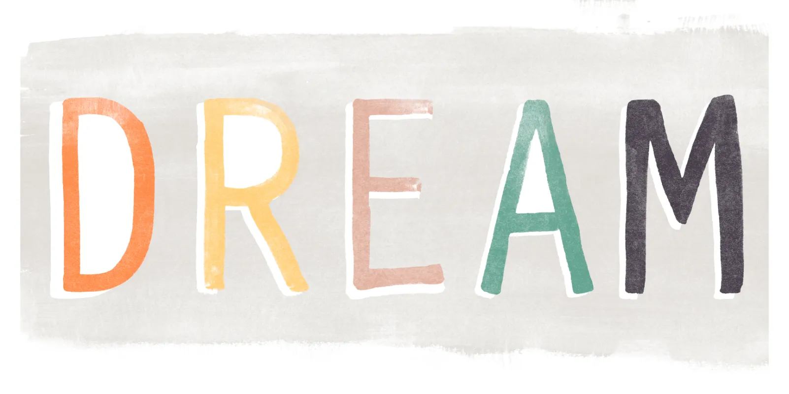 Kids Dream Plate Ivory Artwork