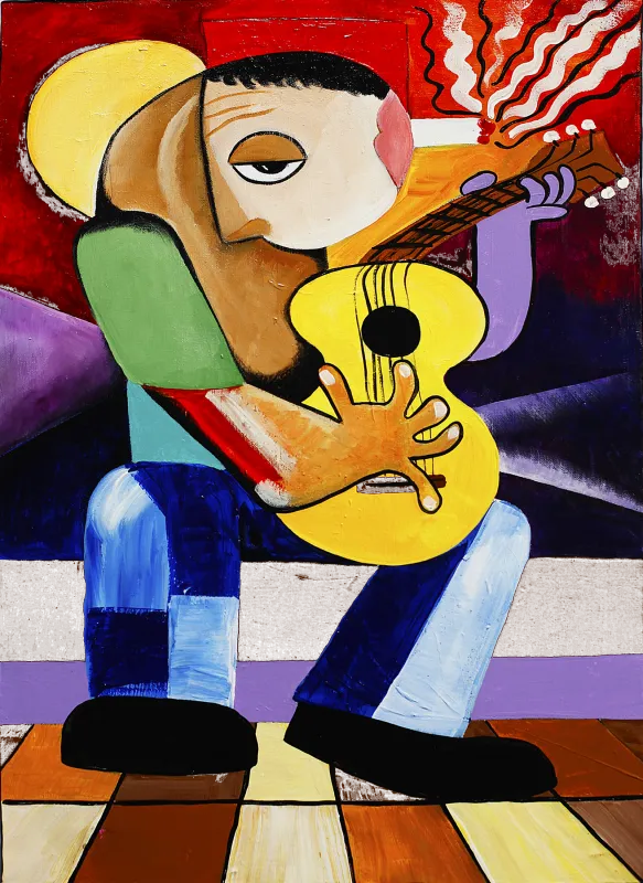 Yellow Guitar Artwork
