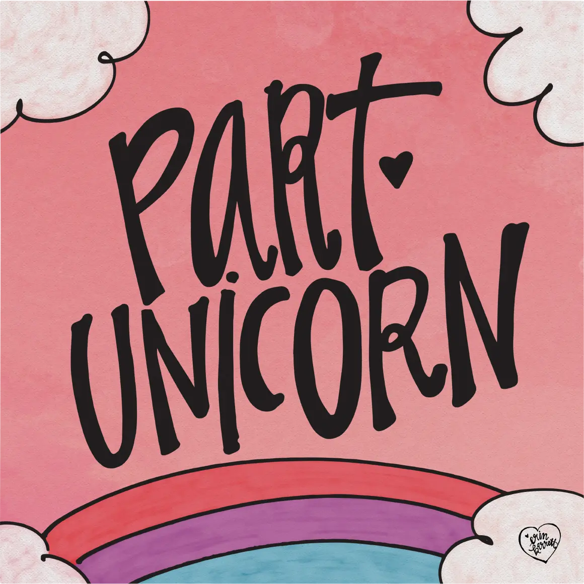Kids Unicorn Queen Pink Artwork
