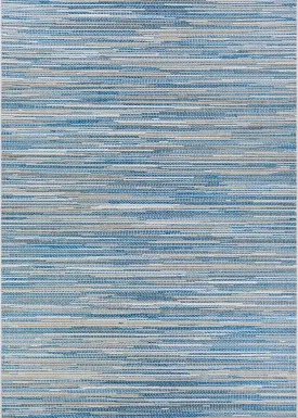 Maybole Blue 5'3 x 7'6 Indoor/Outdoor Rug