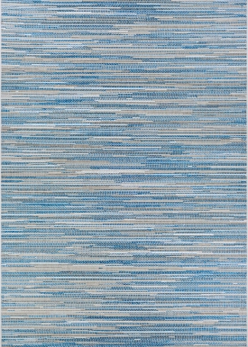 Maybole Blue 5'3 x 7'6 Indoor/Outdoor Rug