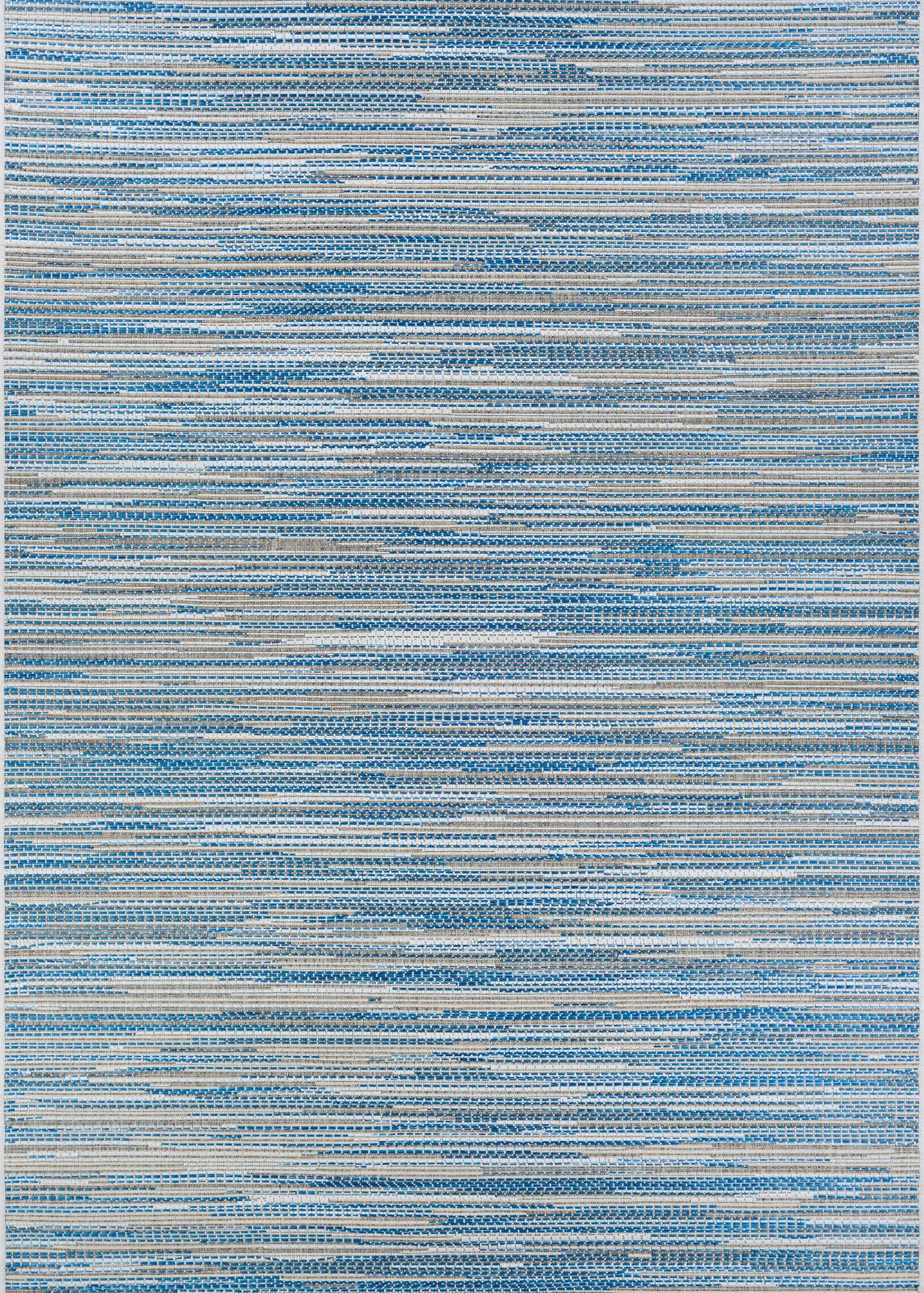 Maybole Blue 7'6 x 10'9 Indoor/Outdoor Rug - Image 1