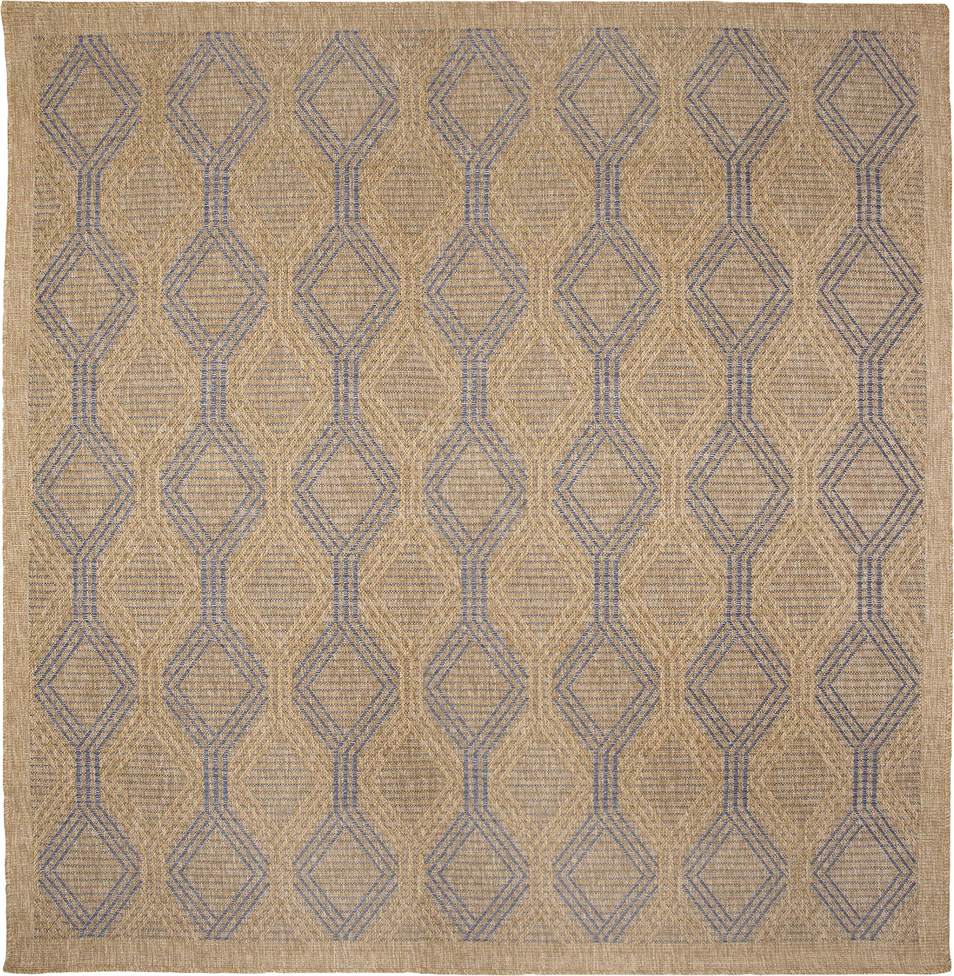 Taos Hills Navy 7'10 Square Indoor/Outdoor Rug - Thumbnail - Image 1