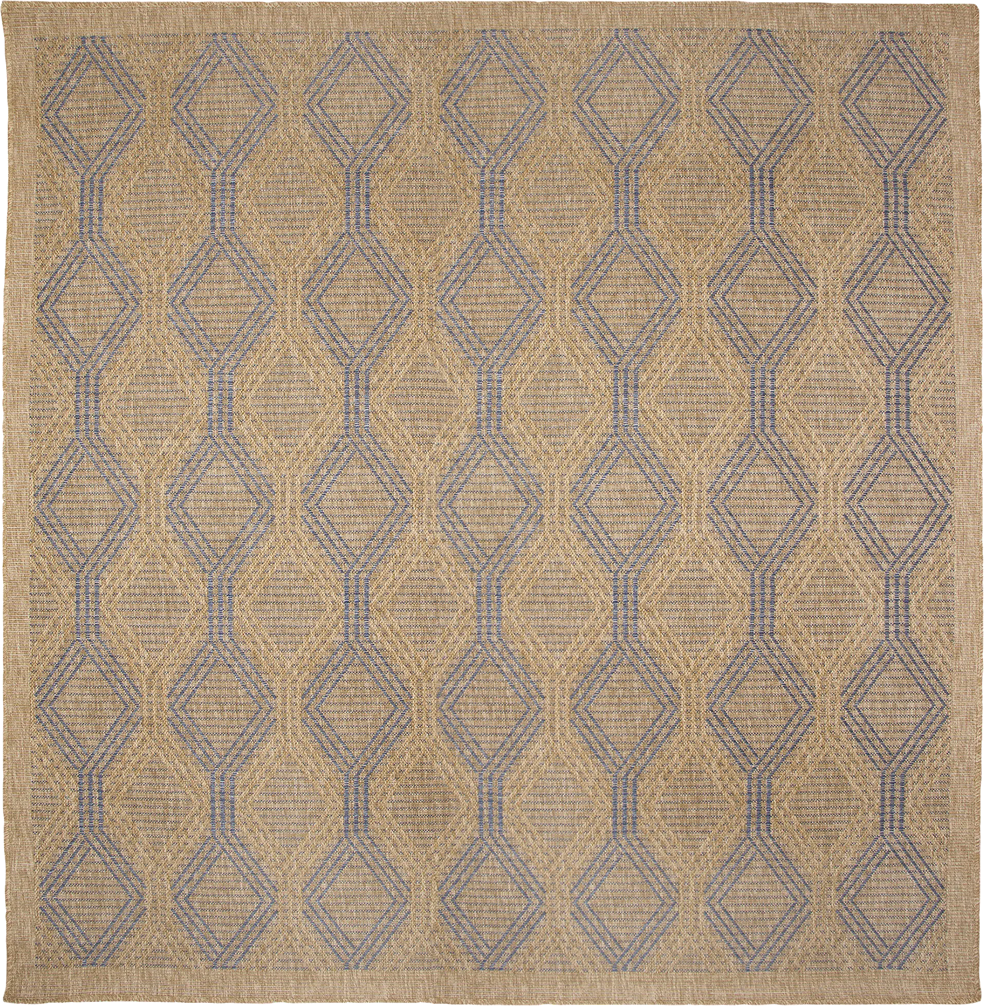 Taos Hills Navy 7'10 Square Indoor/Outdoor Rug