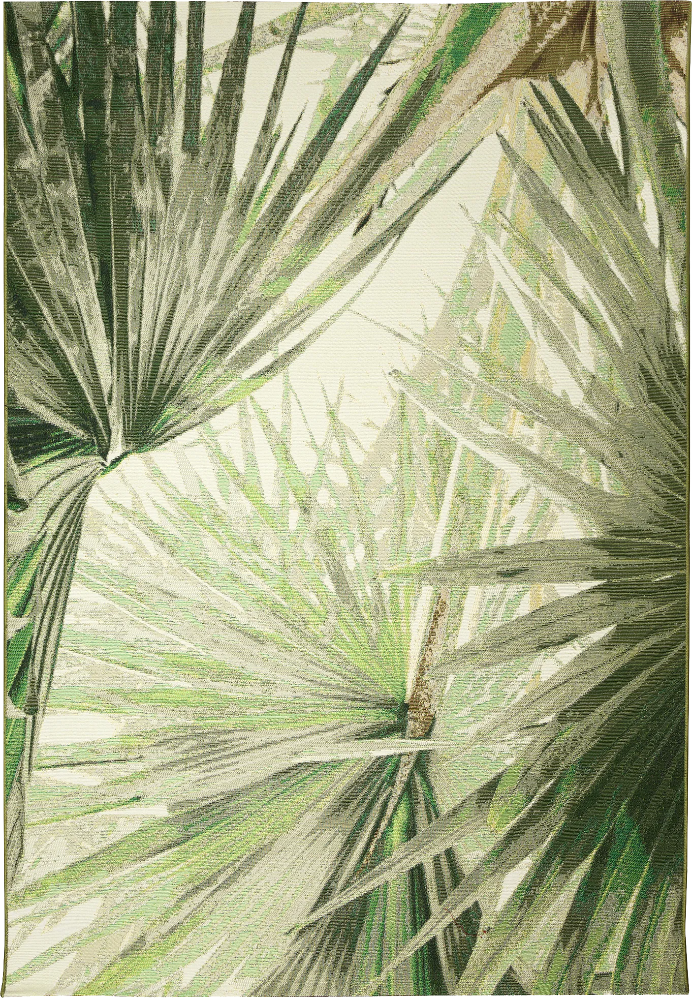 Marpond Green 4'10 x 7'6 Indoor/Outdoor Rug - Image 1