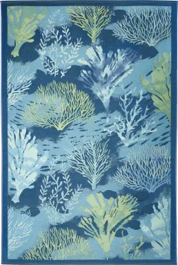 Tillwick Lapis 6'8 x 9'4 Indoor/Outdoor Rug