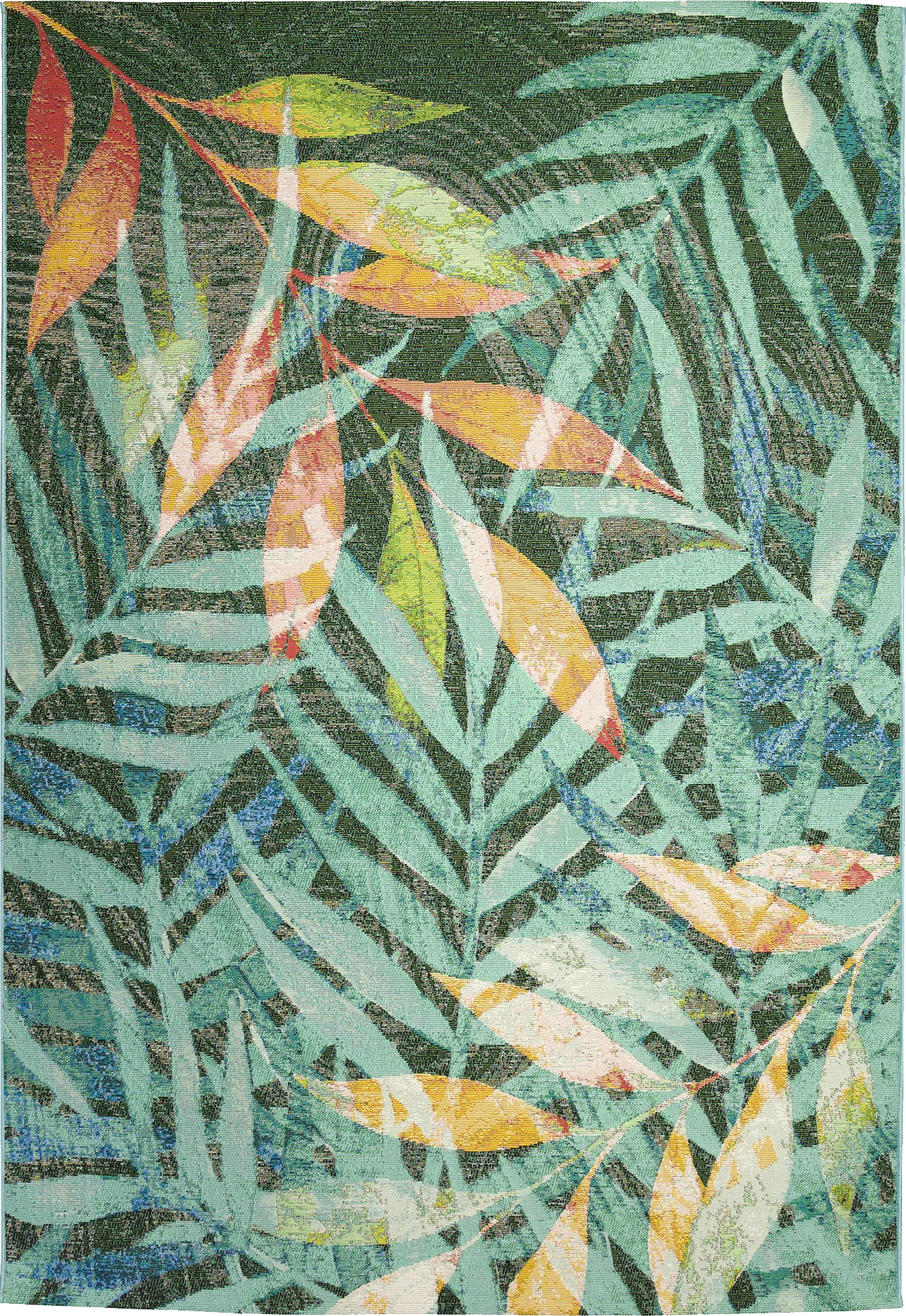 Creekani Blue 6'8 x 9'4 Indoor/Outdoor Rug - Thumbnail - Image 1