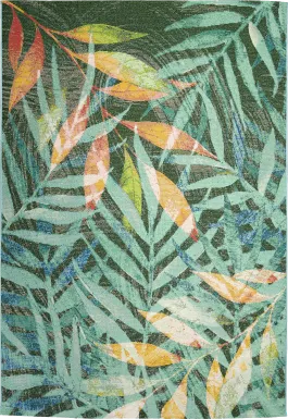 Creekani Blue 6'8 x 9'4 Indoor/Outdoor Rug