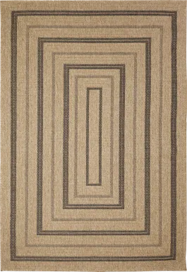 Dunhead Natural 5'3 x 7'3 Indoor/Outdoor Rug