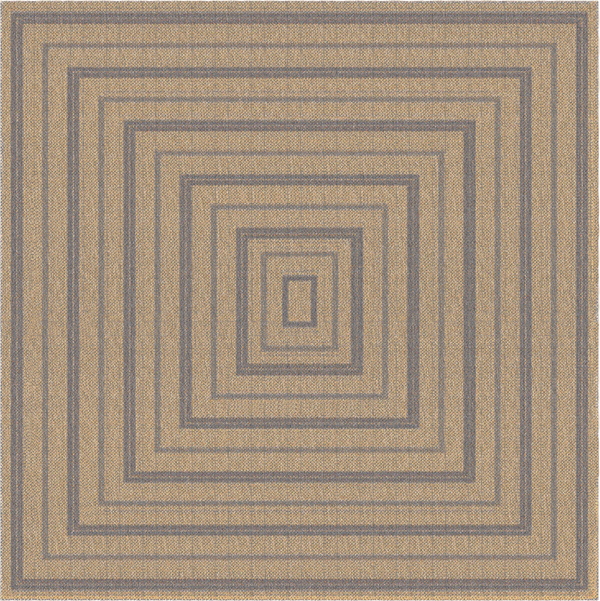 Dunhead Navy 7'10 Square Indoor/Outdoor Rug