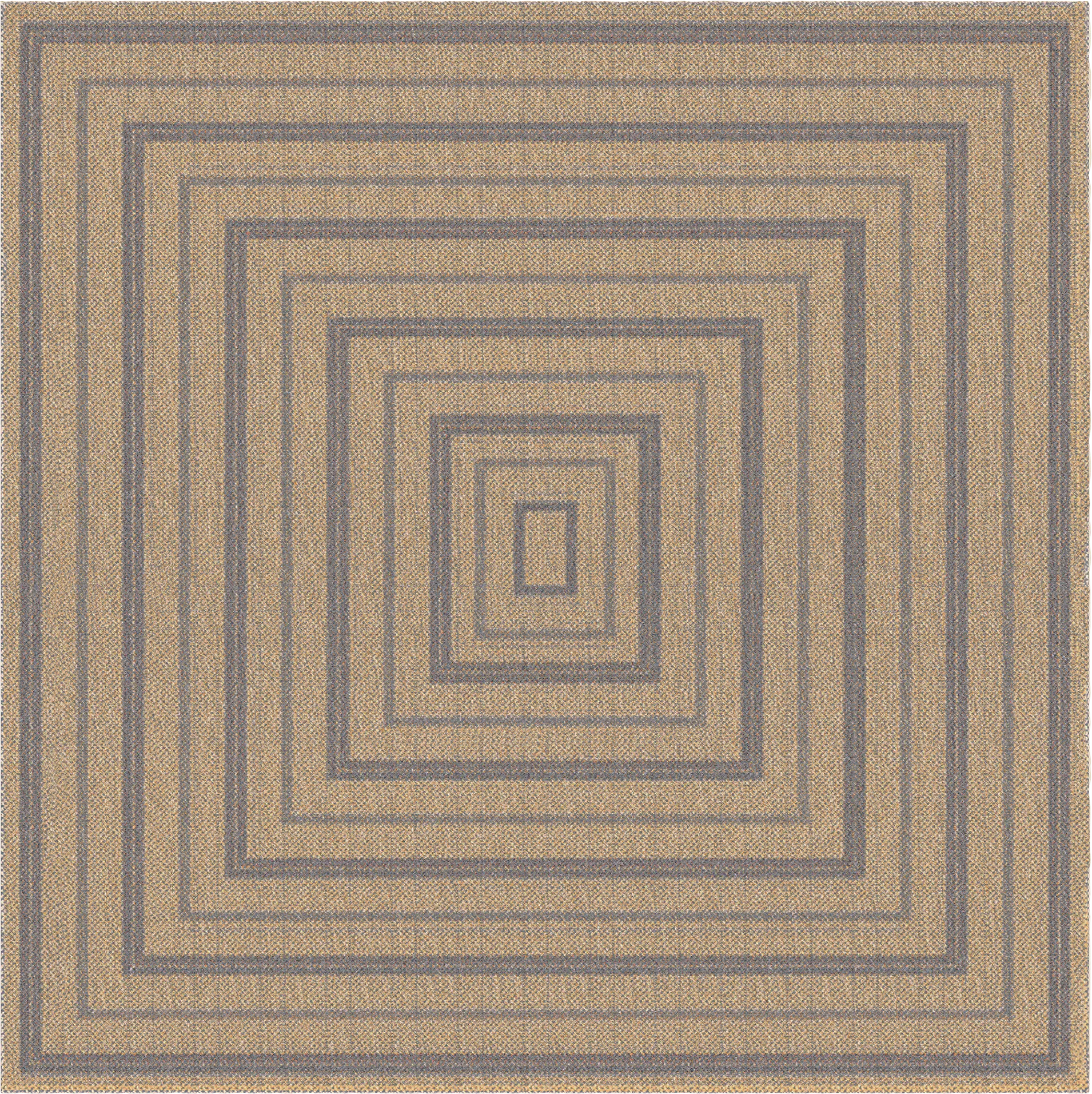 Dunhead Navy 7'10 Square Indoor/Outdoor Rug - Image 1