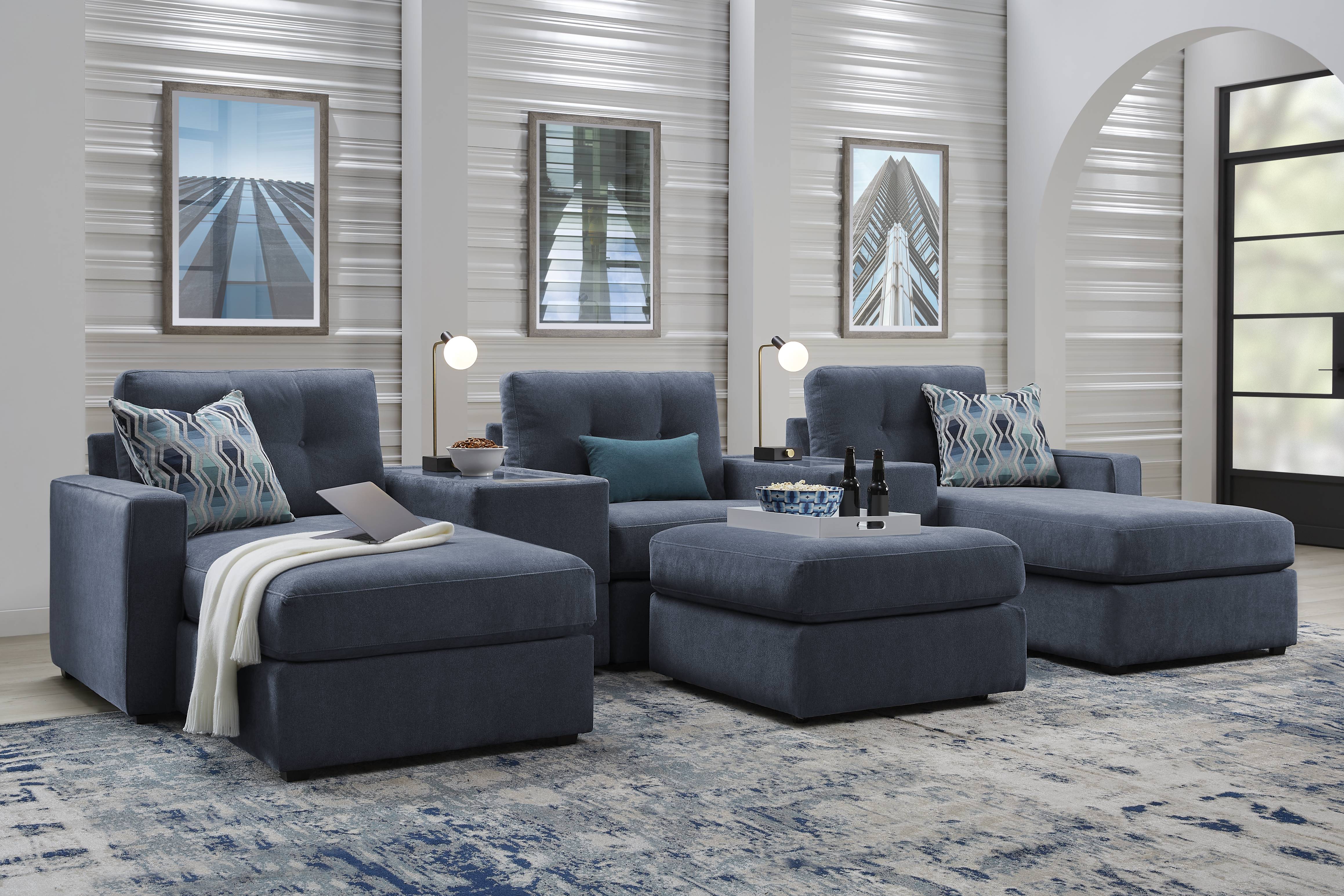 Indigo 6 Pc ModularOne with Media Consoles - Thumbnail - Image 2