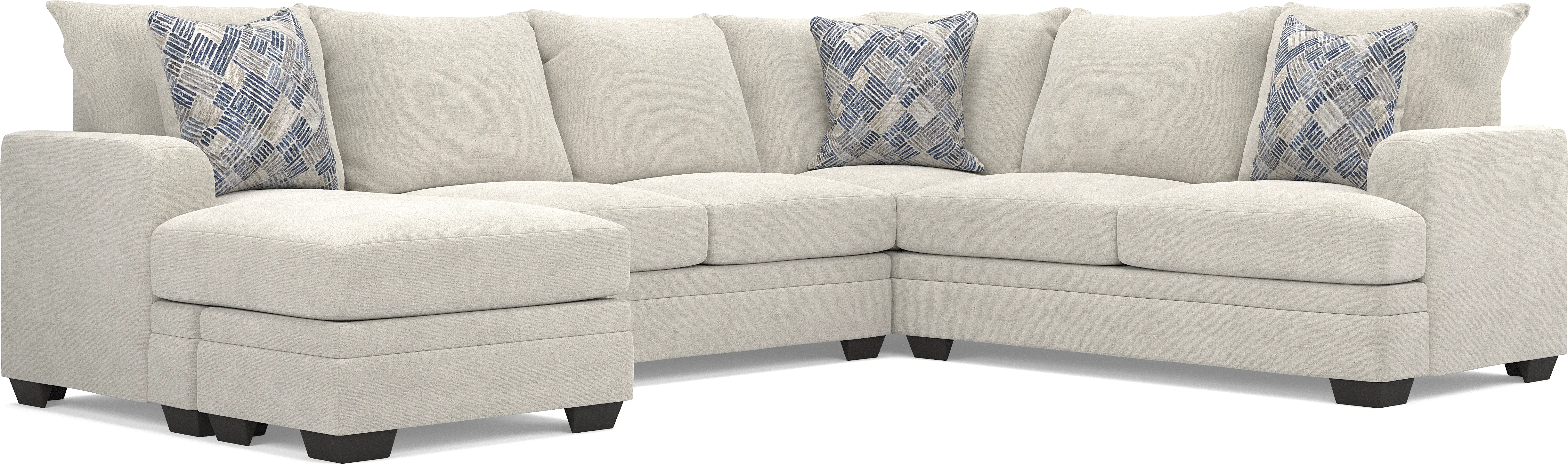 Copley Court Parchment 2 Pc Sleeper Sectional - Image 2