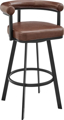 Salaignac Brown Swivel Counter Stool