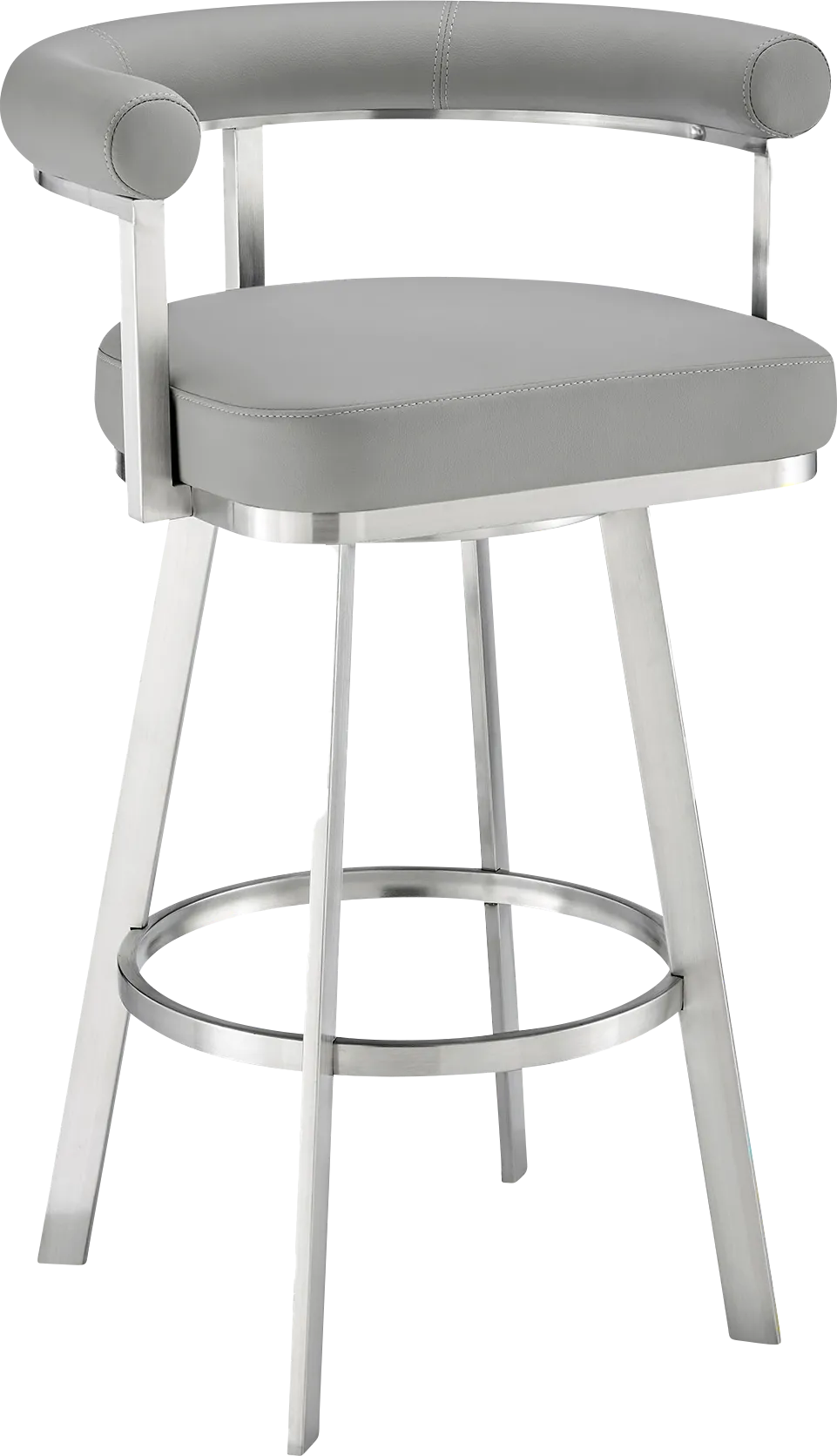 Salaignac Gray Swivel Barstool - Image 1