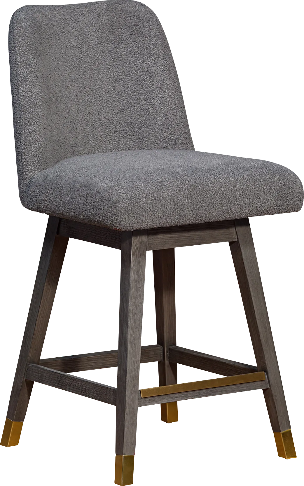 Fanshawe Gray Swivel Counter Stool - Image 1