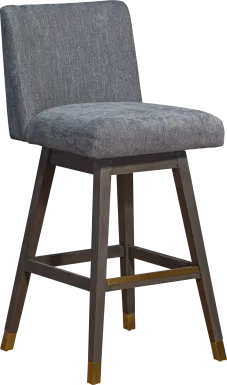 Cauthorn Gray Swivel Barstool