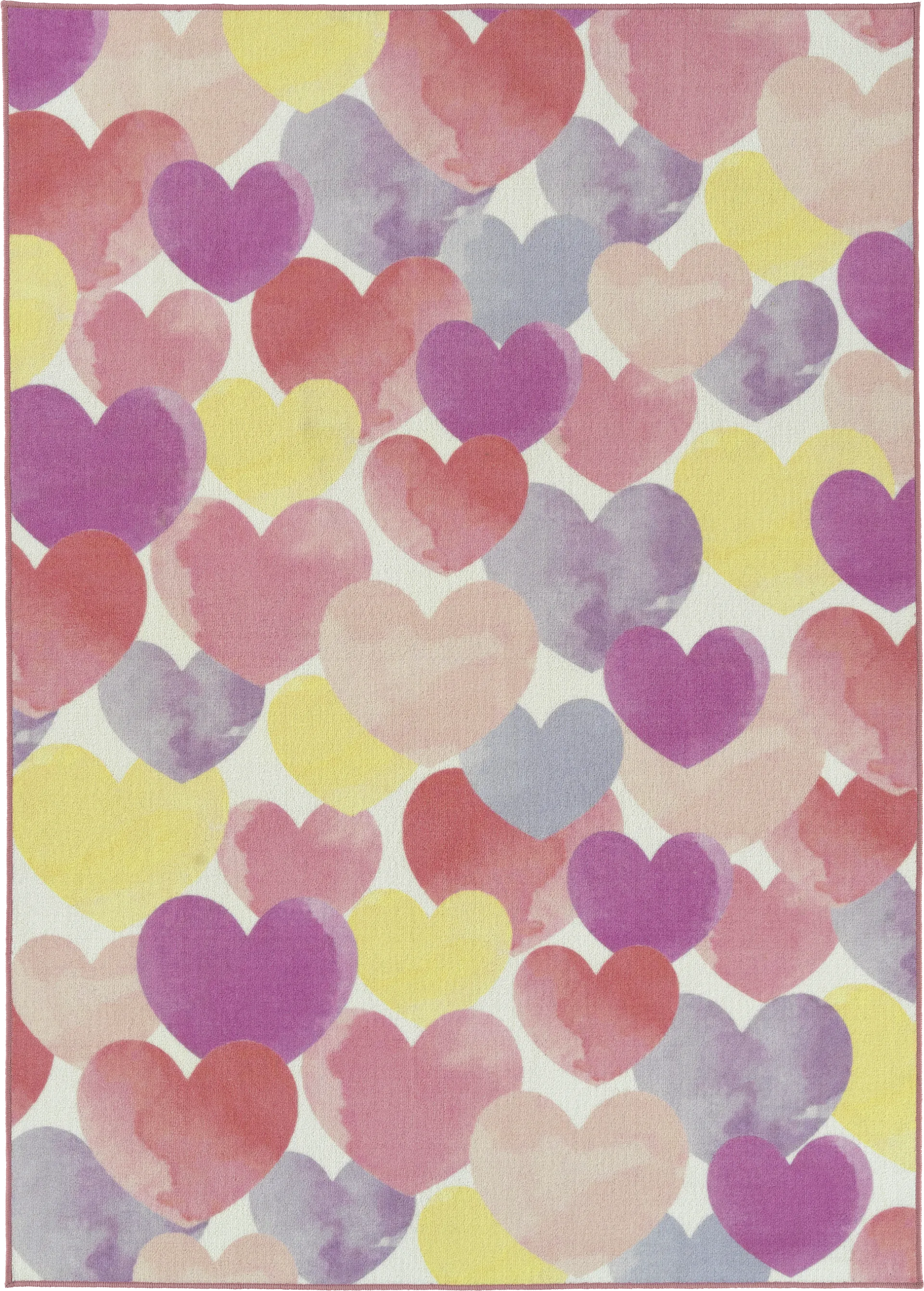 Kids Dreamy Heartland Pink 5' x 7' Rug - Image 1