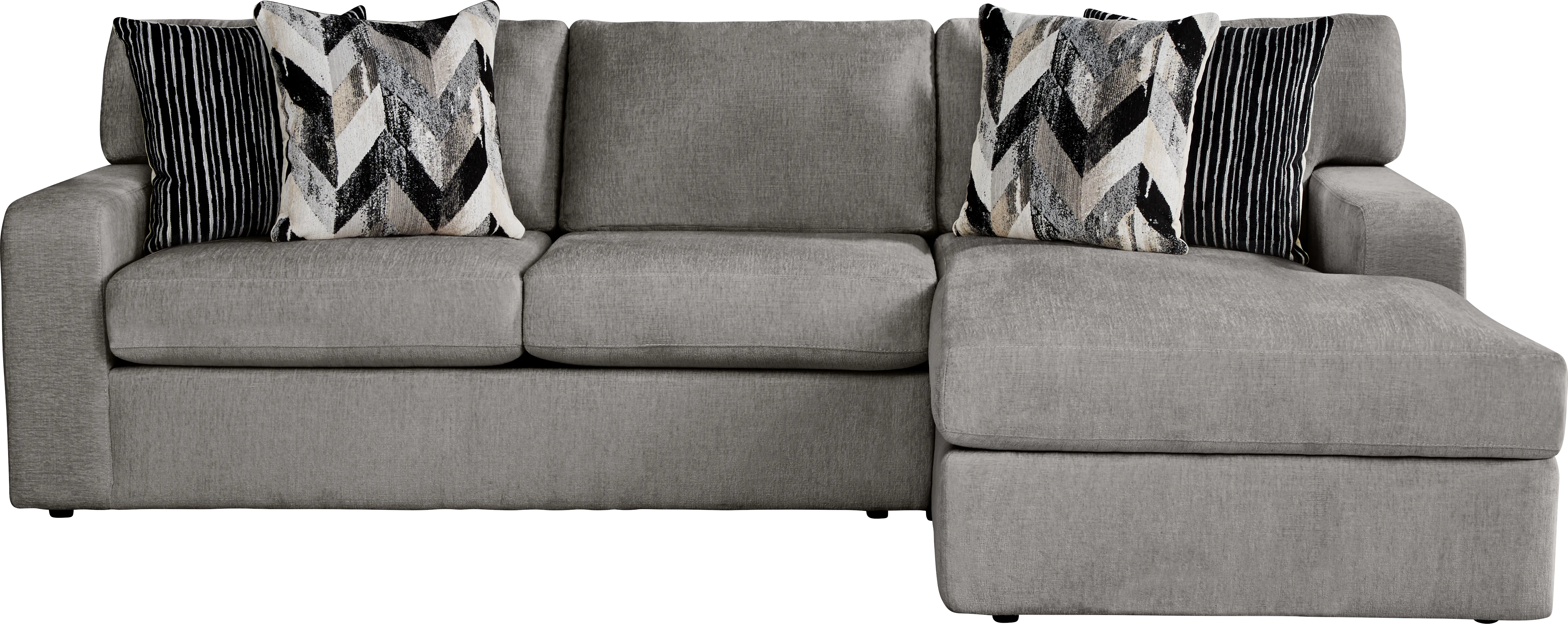 Dekker Park Gray 5 Pc Sectional Living Room - Thumbnail - Image 2
