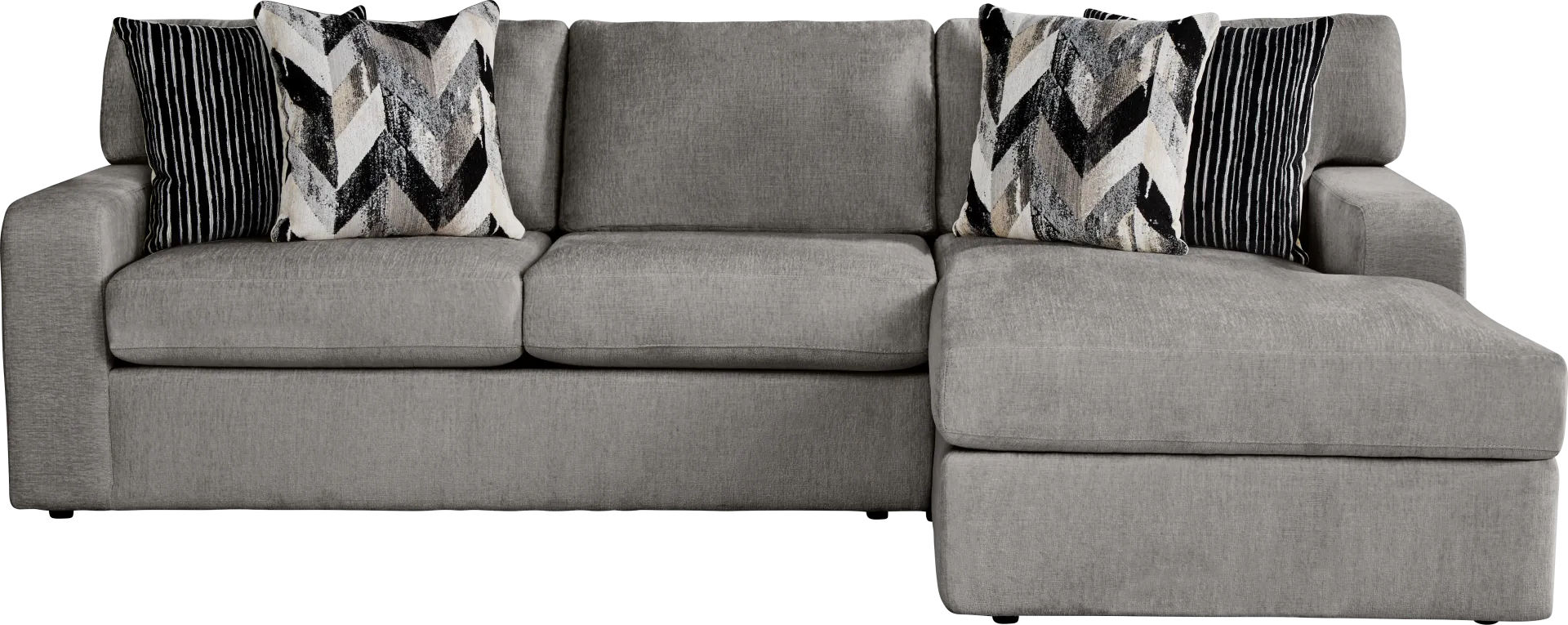 Dekker Park Gray 2 Pc Sectional - Image 2