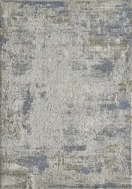 Bromtona Ivory/Blue 5'3 x 7'10 Rug