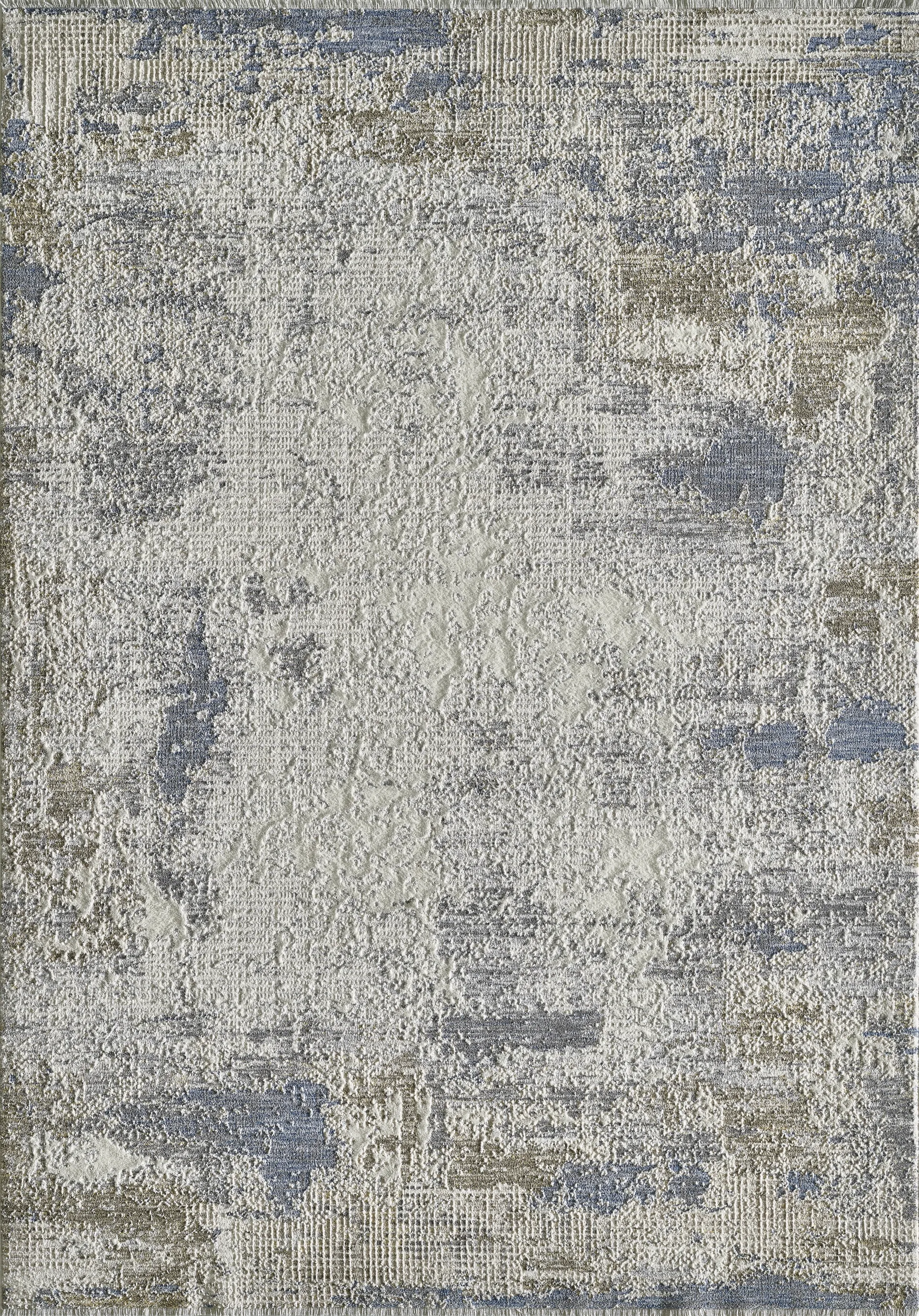 Bromtona Ivory/Blue 5'3 x 7'10 Rug - Image 1