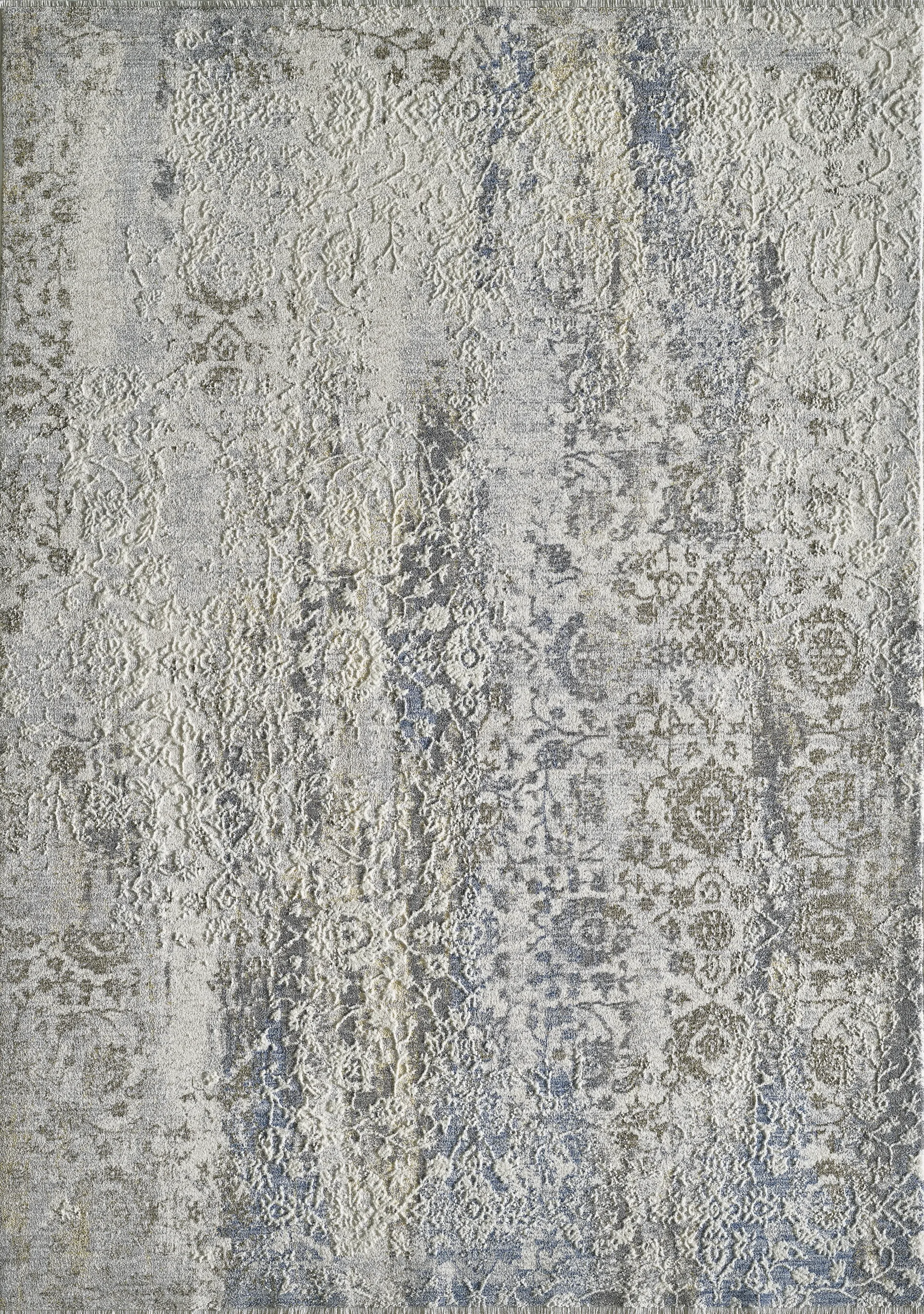 Parmere Ivory/Blue 7'10 x 10'10 Rug - Image 1