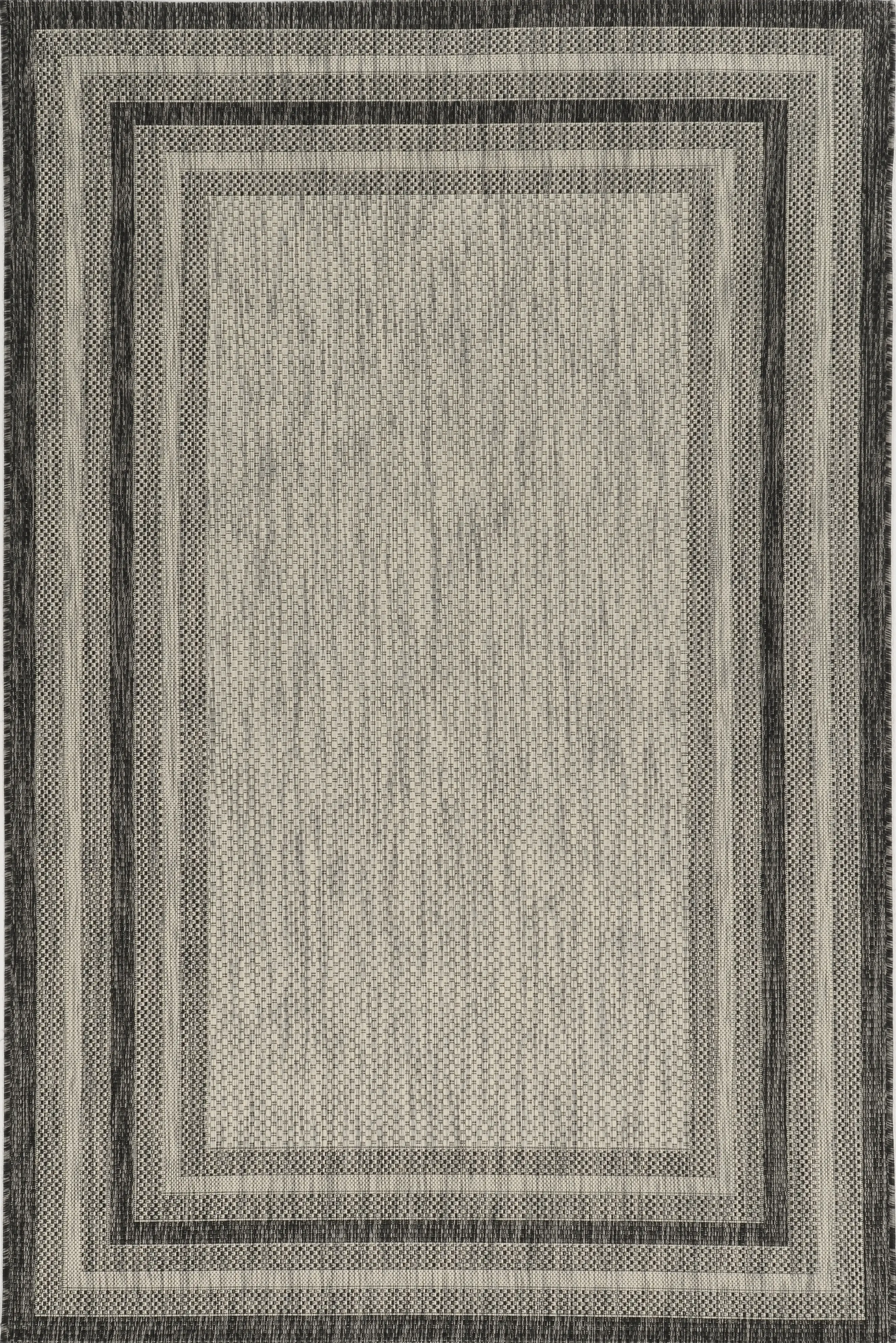 Valtry Gray 7'10 x 10'10 Indoor/Outdoor Rug - Thumbnail - Image 1
