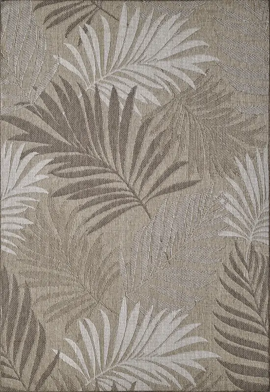 Antawa Natural/Brown 7'10 x 10'10 Indoor/Outdoor Rug