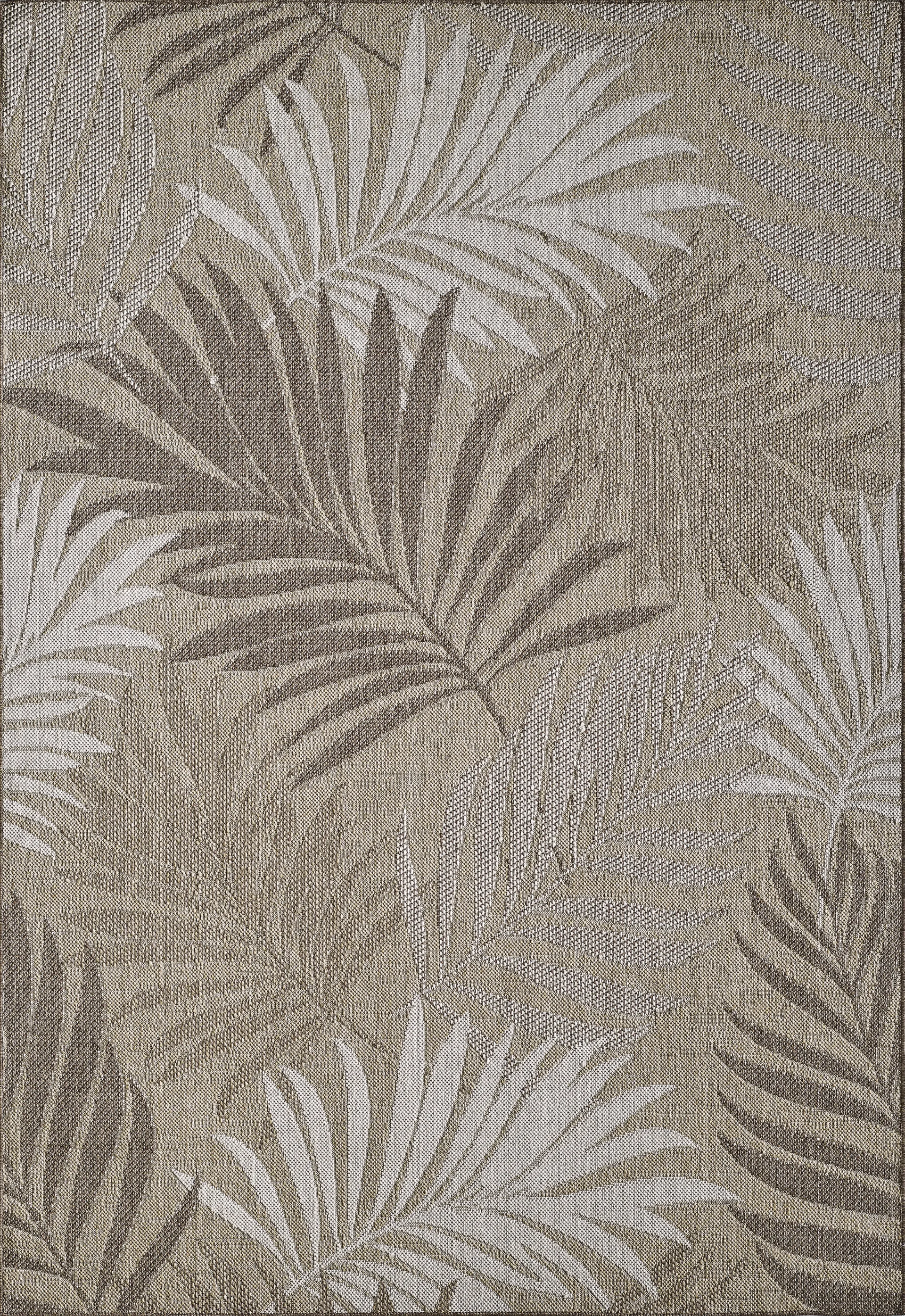 Antawa Natural/Brown 7'10 x 10'10 Indoor/Outdoor Rug - Image 1