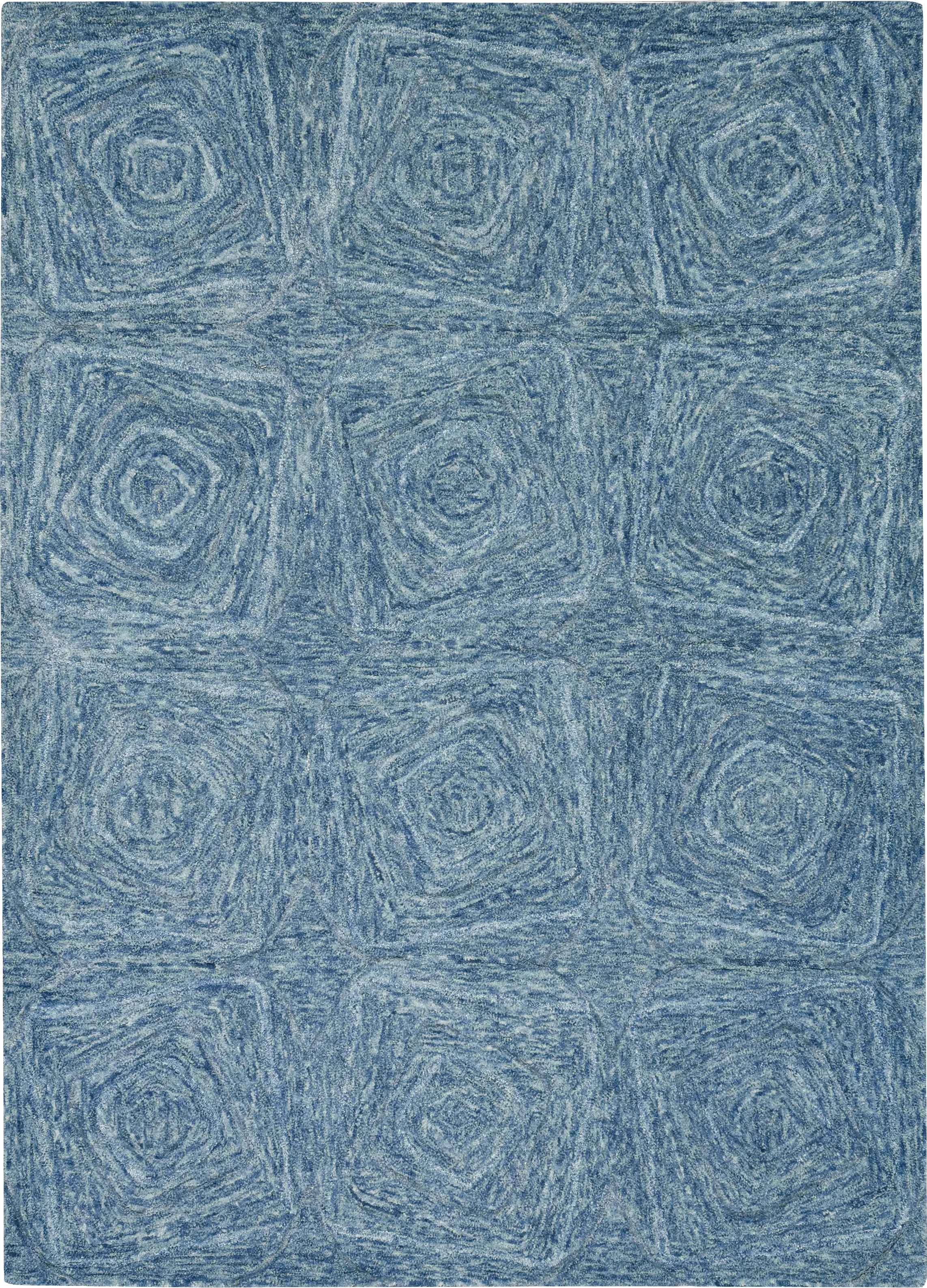 Laselle Navy 7'6 x 9'6 Rug - Thumbnail - Image 1