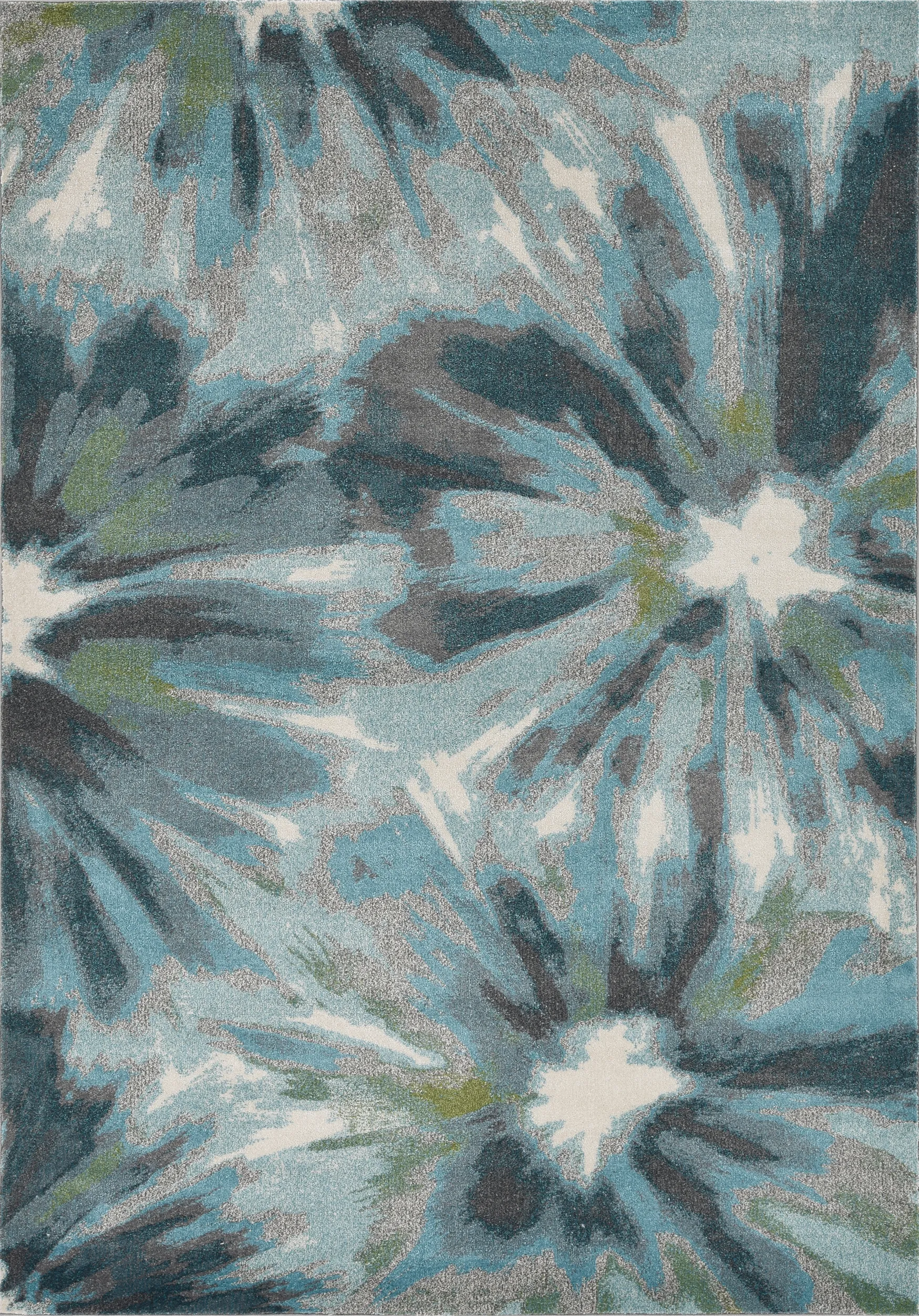 Zeldia Teal 7'10 x 10'10 Rug - Thumbnail - Image 1