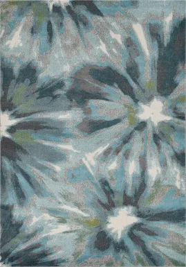 Zeldia Teal 7'10 x 10'10 Rug