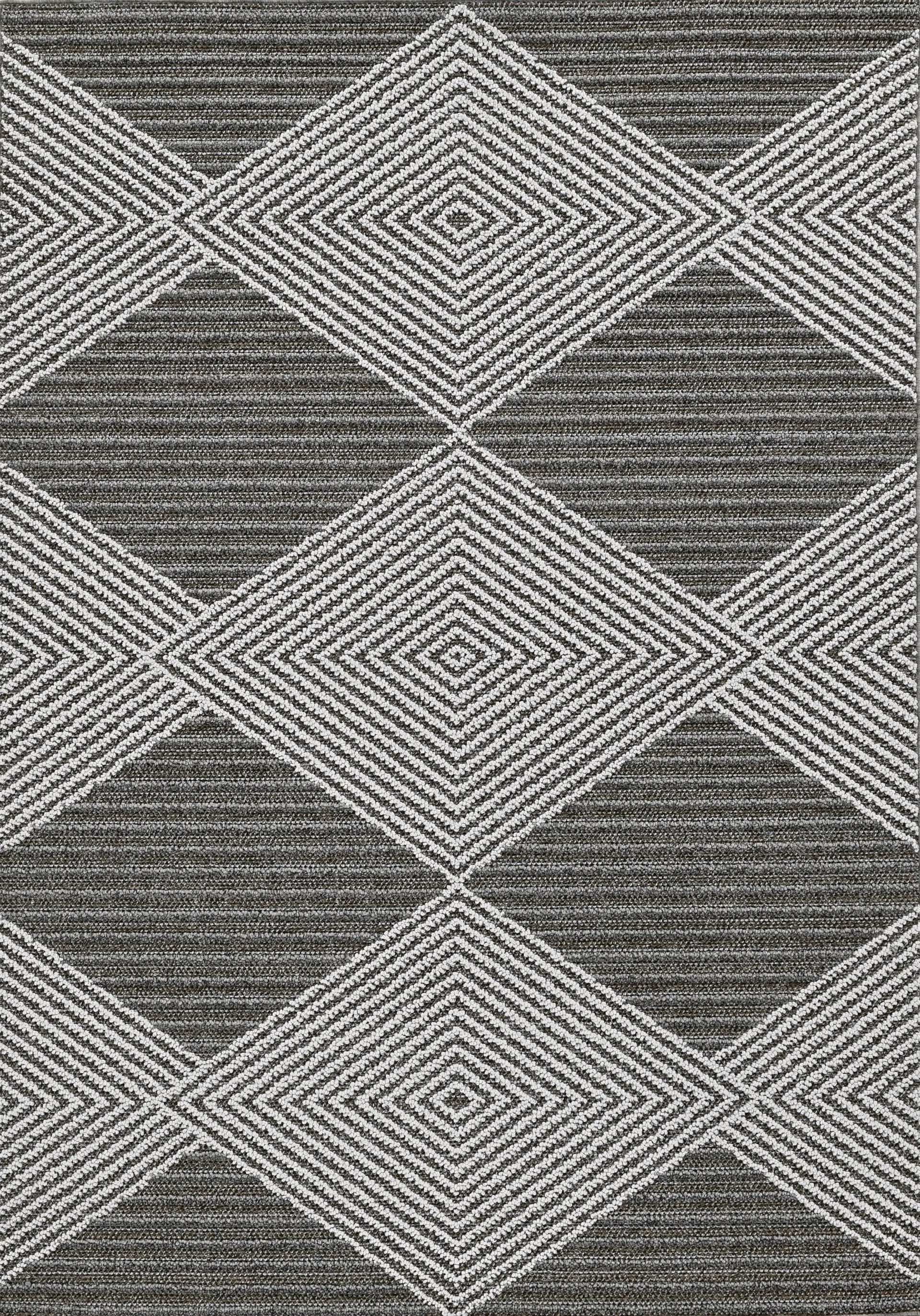 Glenavon Gray 7'10 x 10'1 Indoor/Outdoor Rug - Image 1