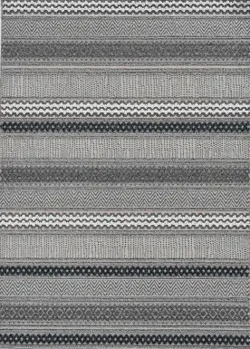 Shamley Taupe 6'7 x 9'4 Indoor/Outdoor Rug