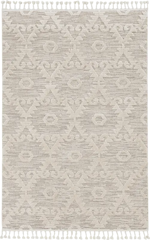 Derthon Beige 7'10 x 10'10 Rug
